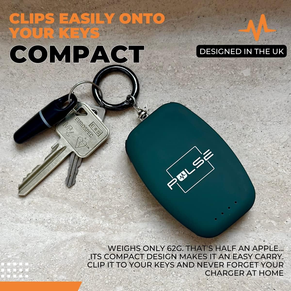 PowerKey Mini Baterie de Urgență